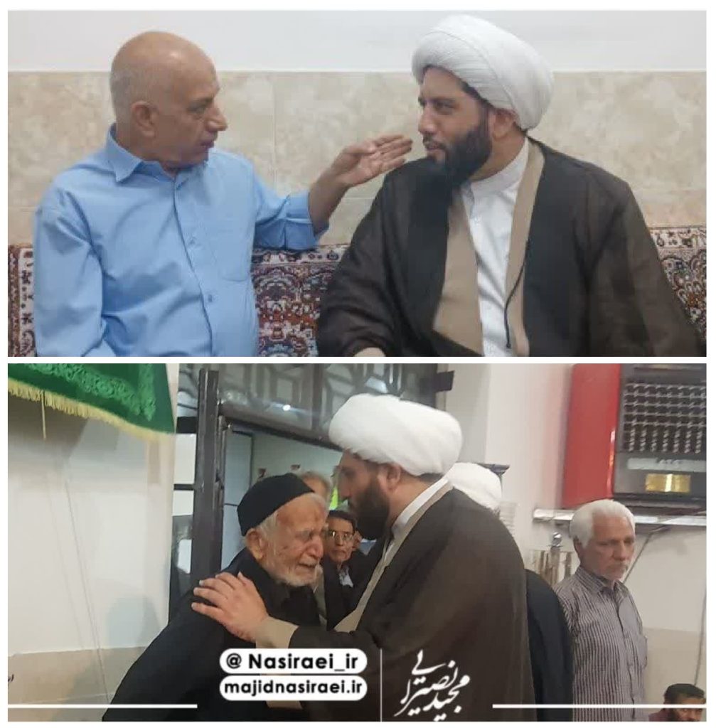 شرکت در مراسم ترحیم ام الشهیدین طاوسی و دیدار با آزاده دوران دفاع مقدس