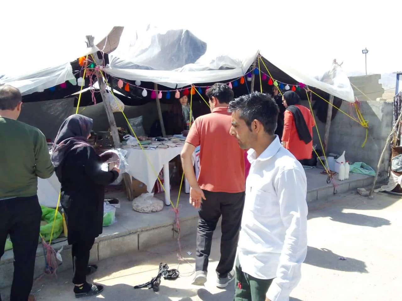 استراحتگاه نوروزی روستای اصفاک شهرستان بشرویه واقع در محور طبس به بشرویه
