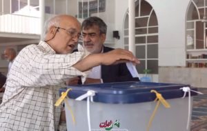 حضور با شکوه مردم شهرستان بشرویه در روز انتخابات