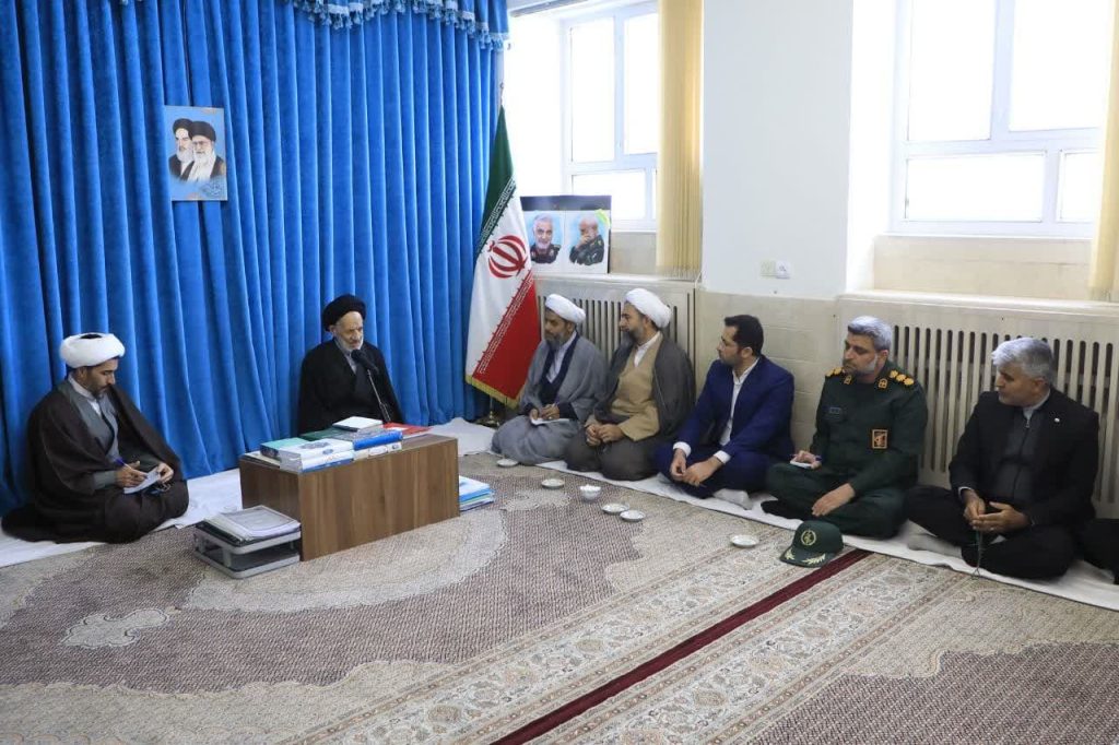 دیدار مسئولین شهرستان بشرویه با آیت الله عبادی نماینده ولی فقیه در استان خراسان جنوبی