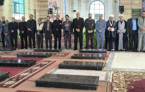 تجدیدمیثاق اعضای شورای فرهنگ عمومی بشرویه با آرمان‌های شهدا و برگزاری جلسه گرامیداشت عالم ربانی علامه ملاعبدالله بشروی