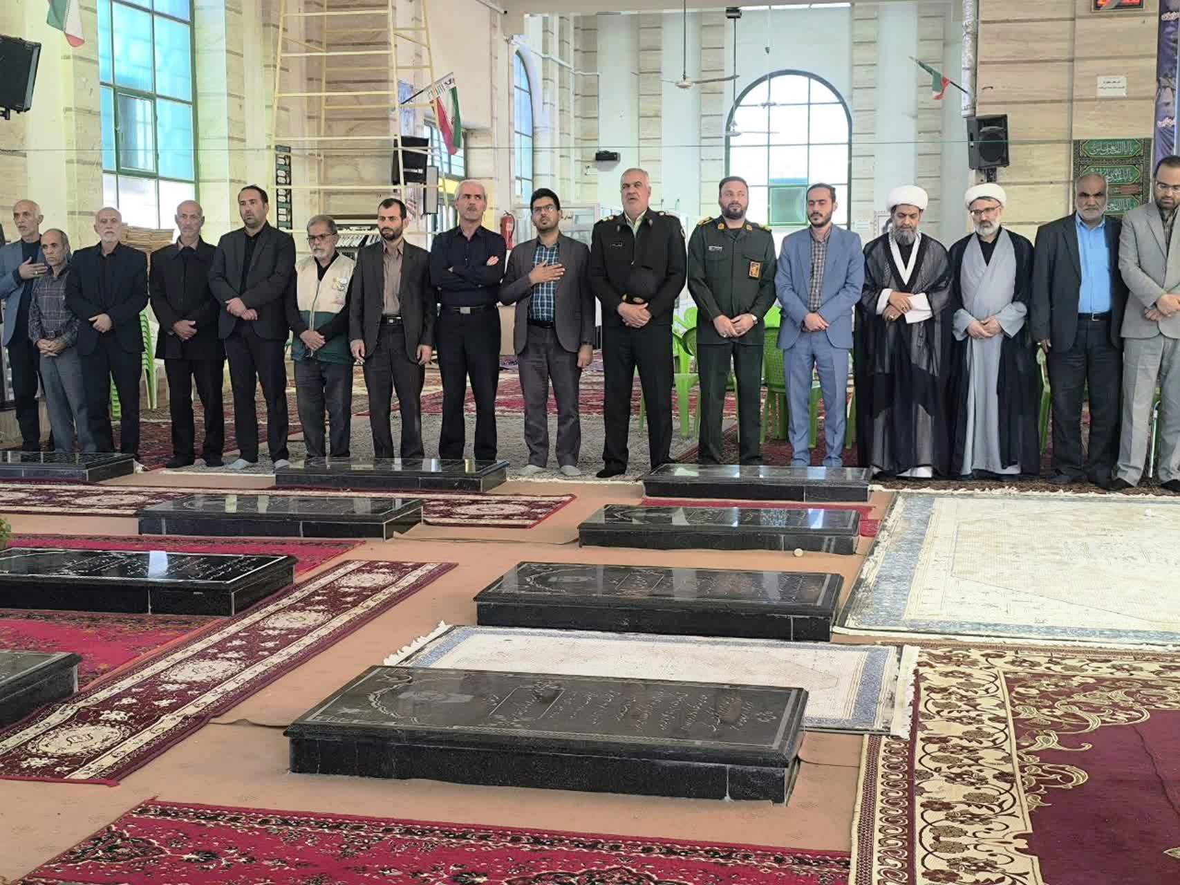 تجدیدمیثاق اعضای شورای فرهنگ عمومی بشرویه با آرمان‌های شهدا و برگزاری جلسه گرامیداشت عالم ربانی علامه ملاعبدالله بشروی